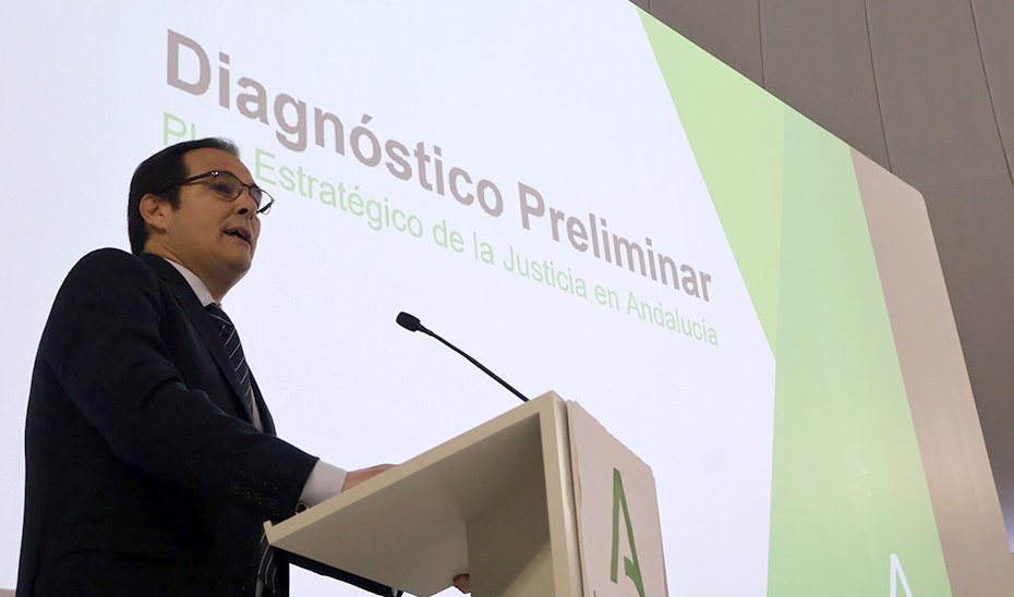 José Antonio Nieto ha inaugurado en Sevilla unas jornadas participativas sobre el Plan Estratégico de Justicia.