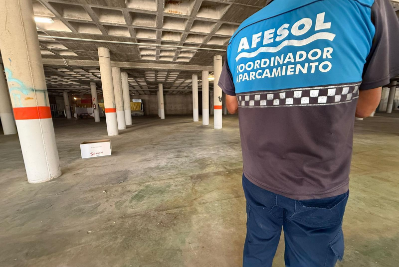 Abren al público 29 plazas de estacionamiento provisionales en el aparcamiento de Los Nadales, gestionadas por CEE Afesol