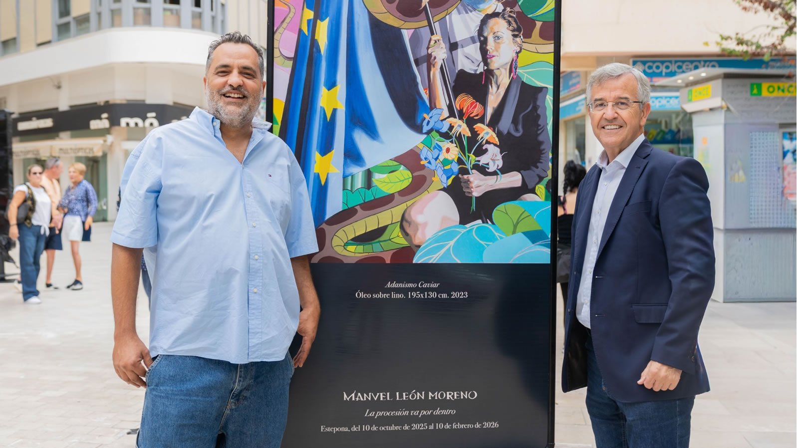 Foto La colorista obra del artista internacional Manuel León protagoniza la nueva exposición al aire libre en la calle Terraza