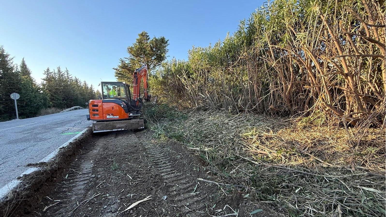 Foto El Ayuntamiento comienza las obras para dotar de acerado y medidas de calmado de tráfico a la carretera de Benahavís