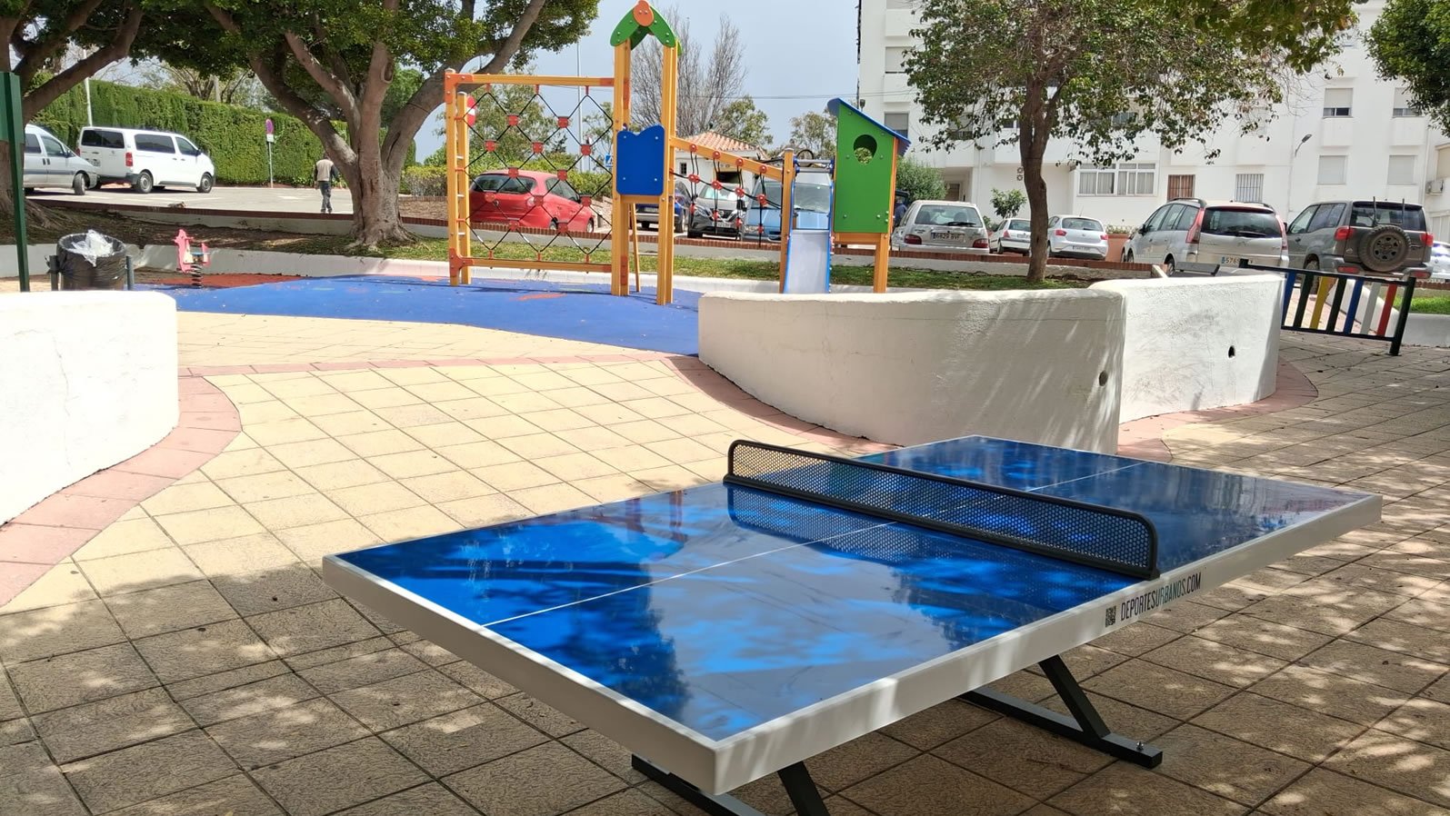 Foto El Ayuntamiento comienza a crear espacios deportivos de tenis de mesa en diferentes puntos de la ciudad